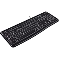 Los mejores  - Logitech K120 Teclado con Cable para Windows- Tamaño Normal- Resistante a Líquido- Barra Espaciadora Curvada- PC…